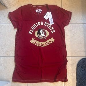 Florida state seminoles maternity shirt Sz m